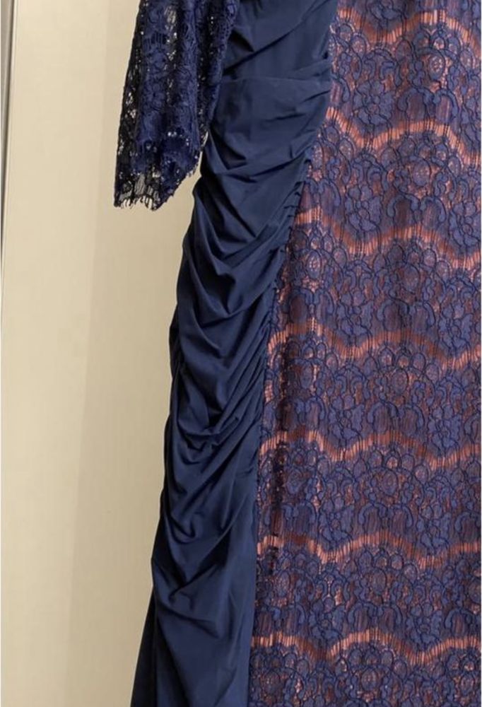 Сукня плаття довга святкова мереживо великого розміру батал