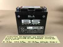 Akumulator Motocyklowy BS BATTERY SLA FACTORY ACTIVATED BT14B-4 12.6Ah