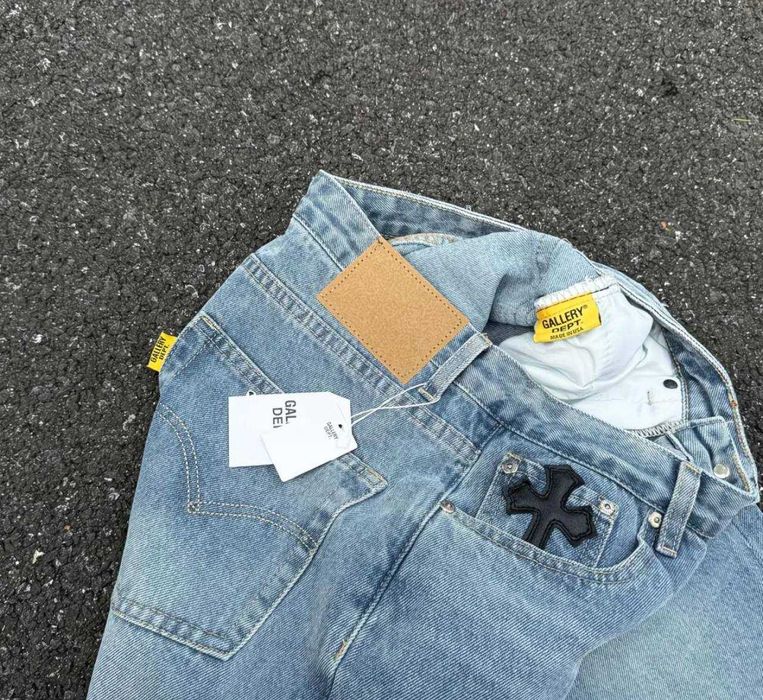 Багато розмірів | Chrome hearts x Gallery Dept jeans