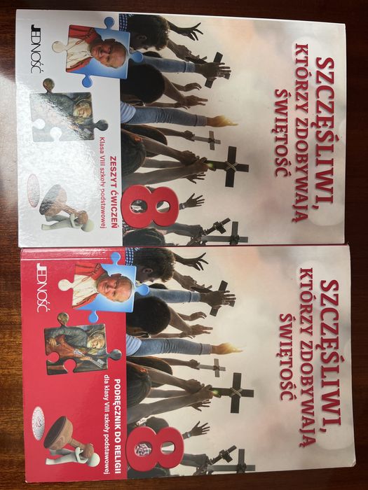 Podręcznik i ćwiczenia do religii szczęśliwi, którzy zdobywają świętoś