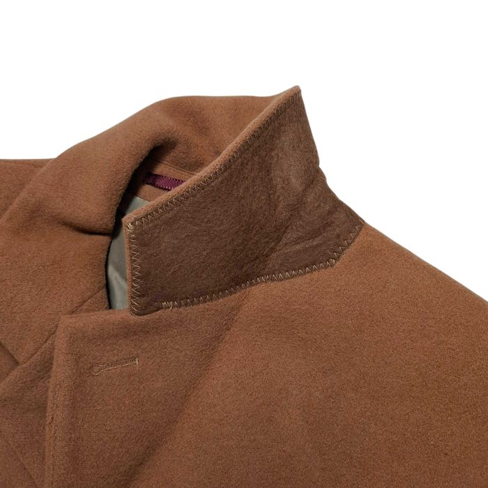 Heine Płaszcz męski Camel Wełna Kaszmir brązowy L XL 50 wełny kaszmiru