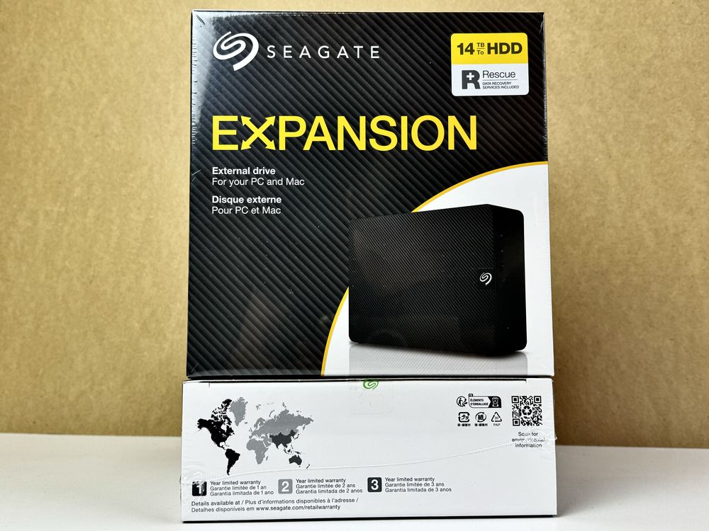 Жорсткий диск USB 14TB Seagate Expansion Desktop Black •Гарантія•