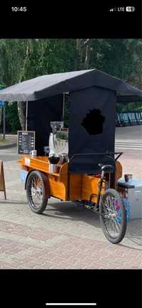 Rower gastronomiczny mobilna kawiarnia