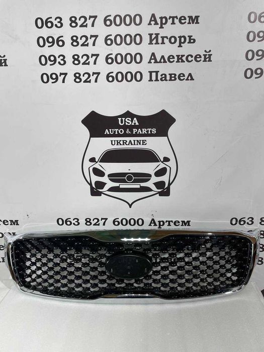 Решетка радиатора Kia Sorento 2016 2017 2018 соренто