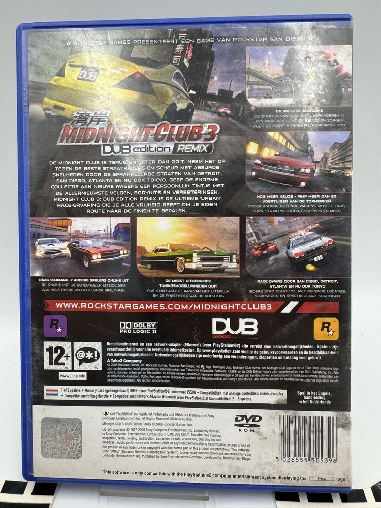 Midnight Club 3 Dub Edition Remix Ps2 Gwarancja