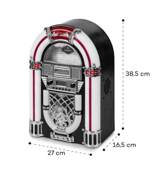 Szafa grająca BT radio UKF CD mini Auna  możliwa wysyłka  F-294