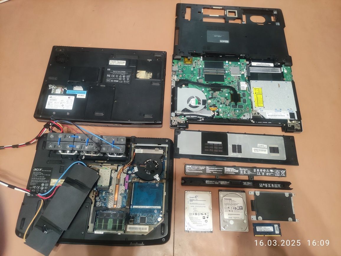 Ноутбук ASUS X551M рабочий, бонус ноутбуки, запчасти HDD 1 Tb, 500 Gb