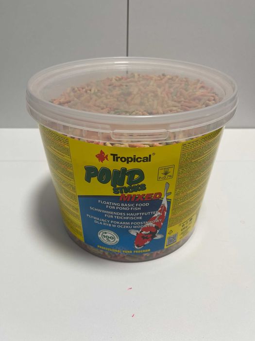 OUTLET Tropical Pond Sticks Mixed 5L - pokarm dla ryb w oczku wodnym