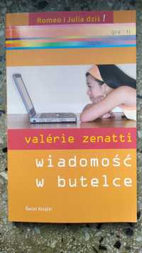 "Wiadomość w butelce" Valerie Zenatti książka młodzieżowa