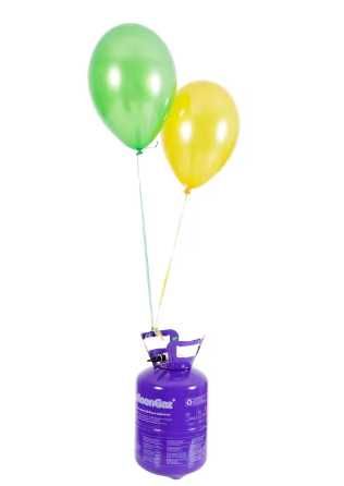 Butla z helem, Balony z helem + GRATIS paczka BALONÓW