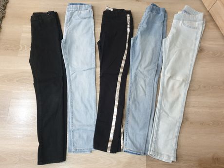Spodnie dżinsy 140