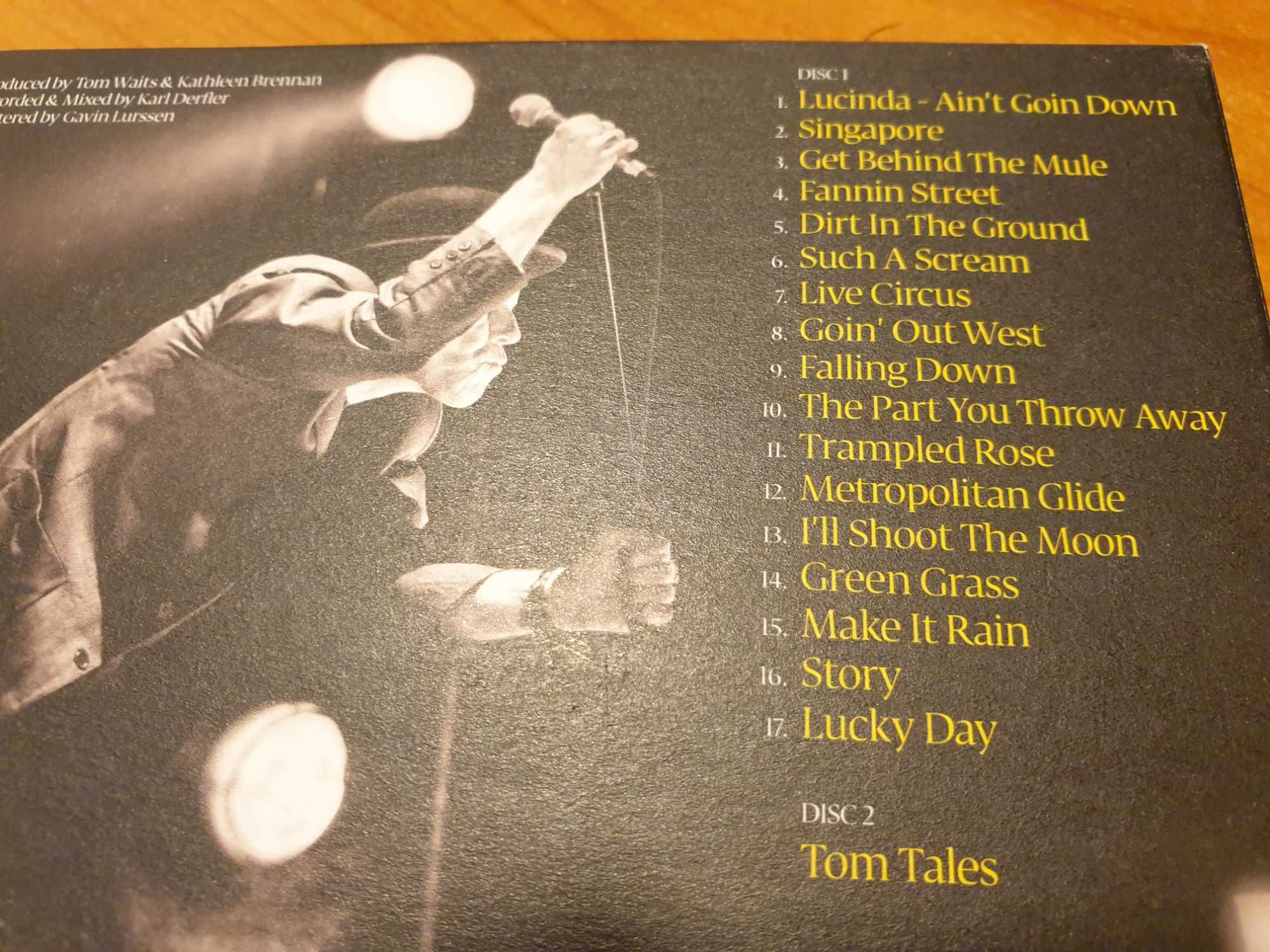 Tom Waits Glitter and doom live 2 CD