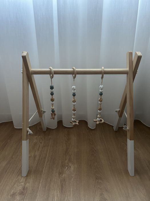 Ginasio de madeira bebé Sklum