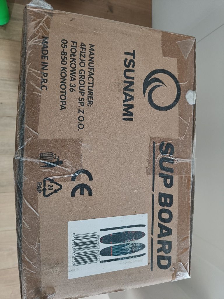 Deska SUP all-round stand up paddle pompowana do pływania TSUNAMI T03