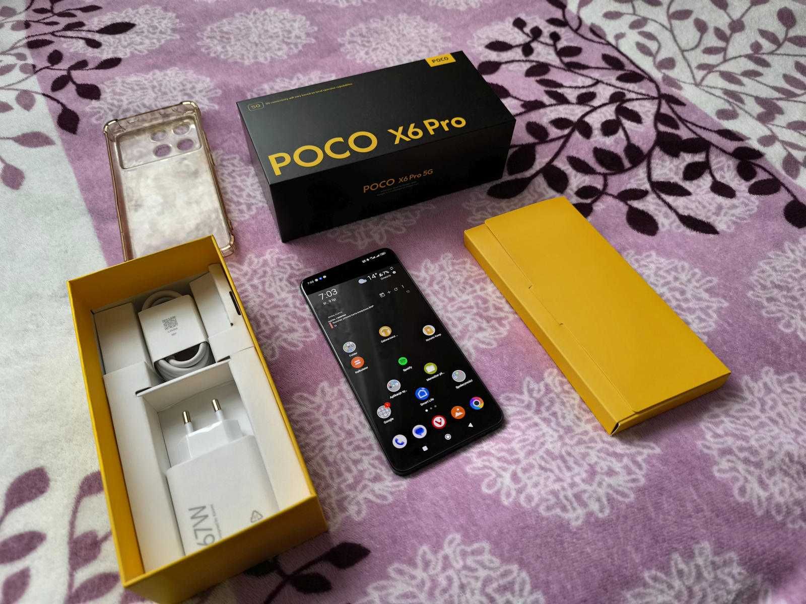 POCO X6 PRO 8/256 GB, zadbany, w pełni sprawny
