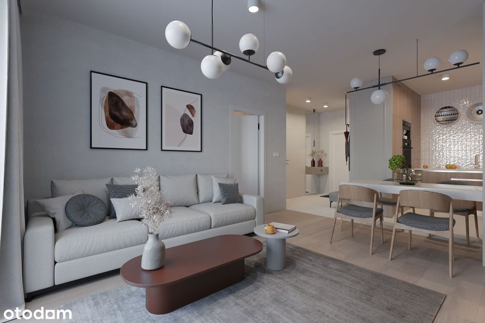 Mieszkanie w stanie deweloperskim z balkonem oraz miejscem garażowym