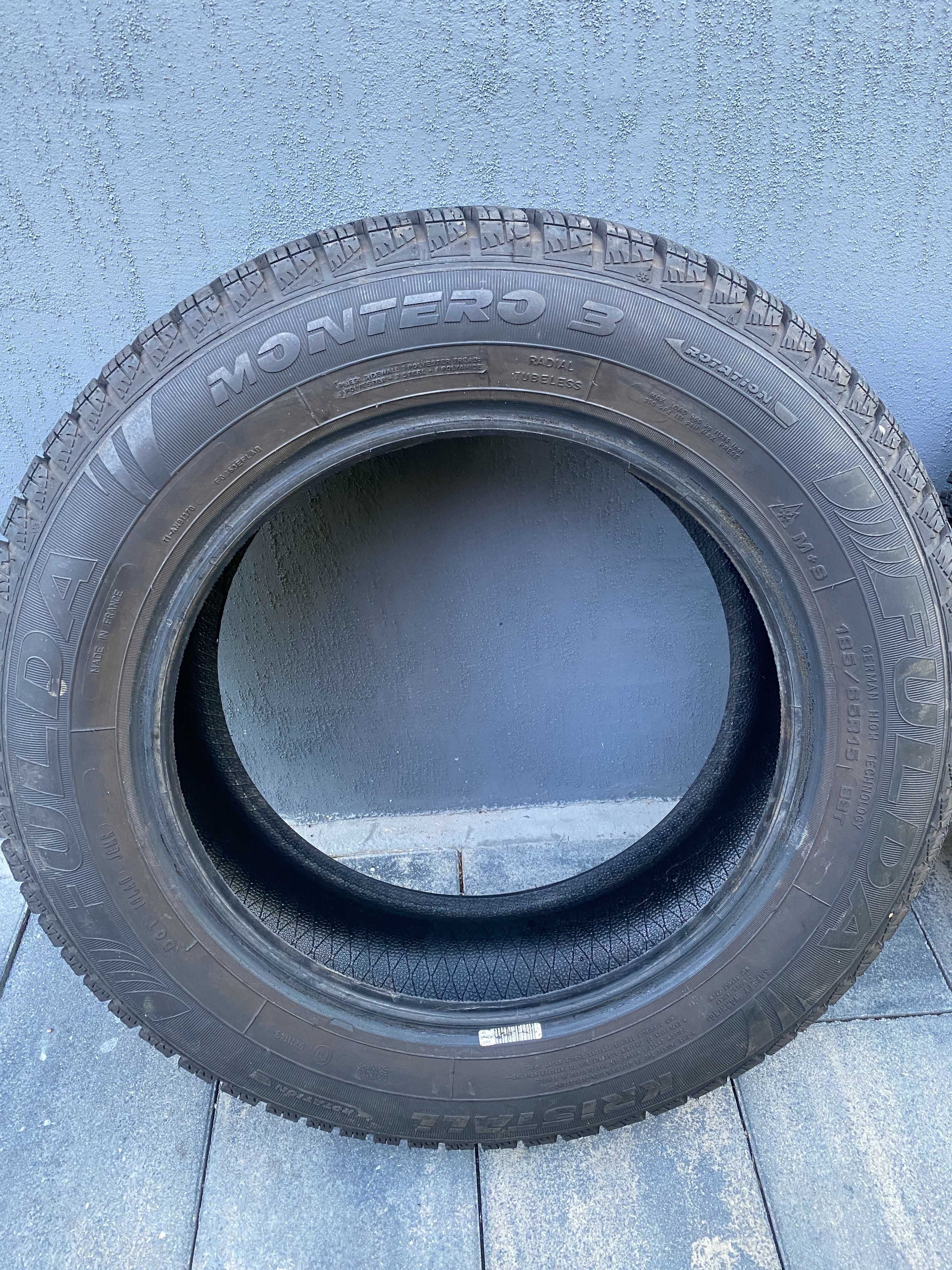 Opony Fulda Zimowe  185/65/15 jak nowe