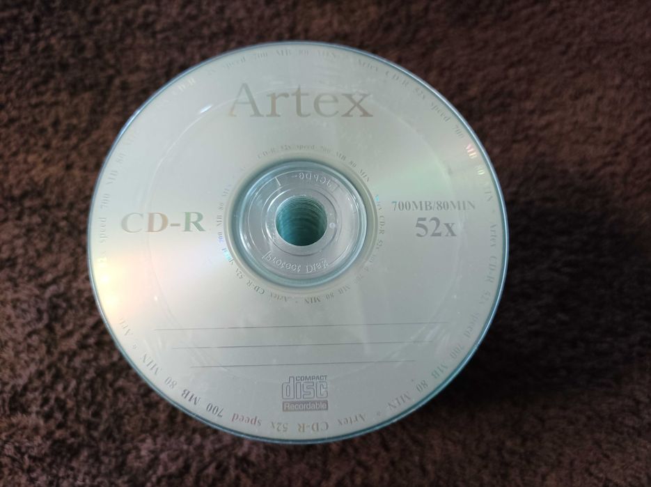 Artex 50 дисков CD-R 700 MB / 80 min / 52x
