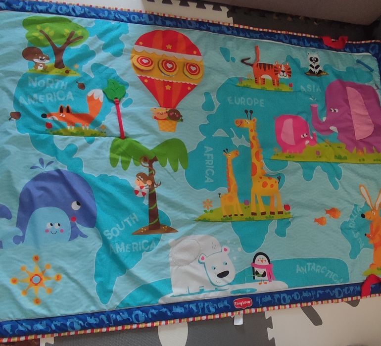 Duża mata edukacyjna dla dziecka