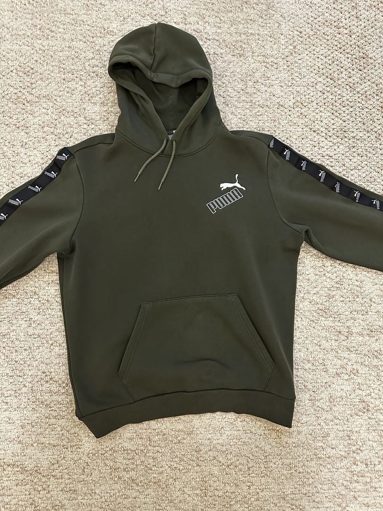 худі Puma колір хакі