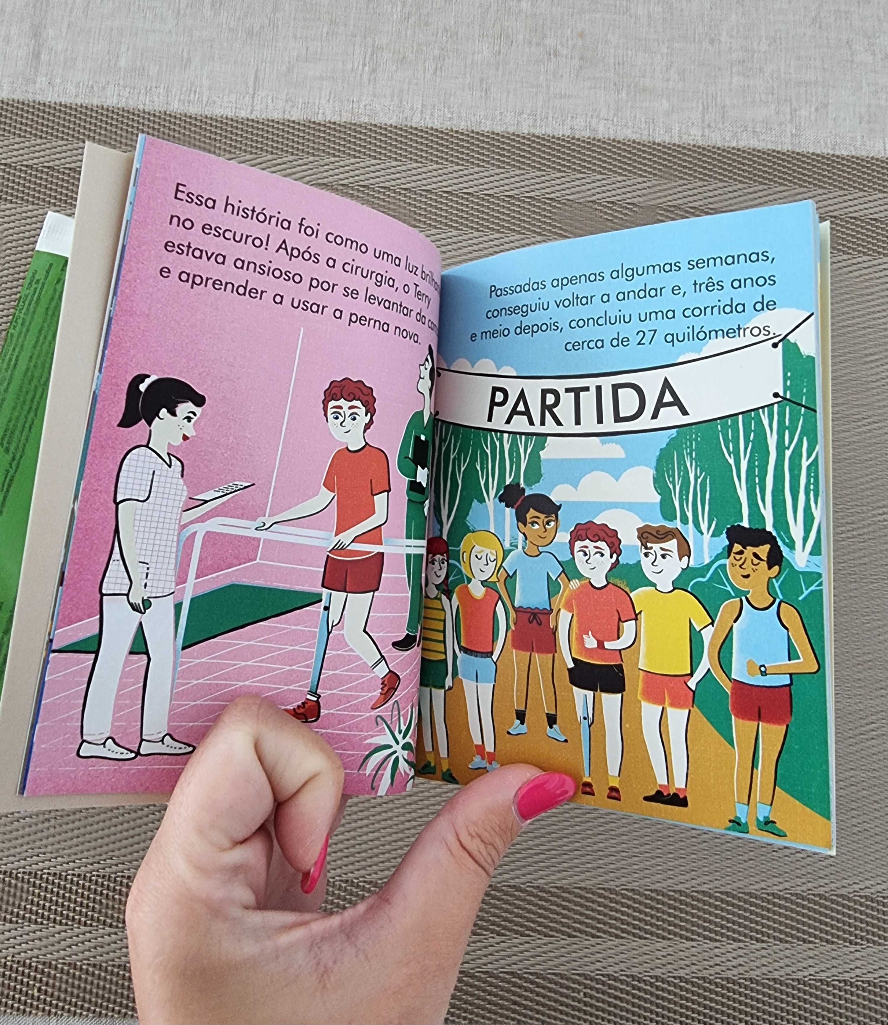 Livro "Posso ser um Atleta Fantástico - Terry Fox"