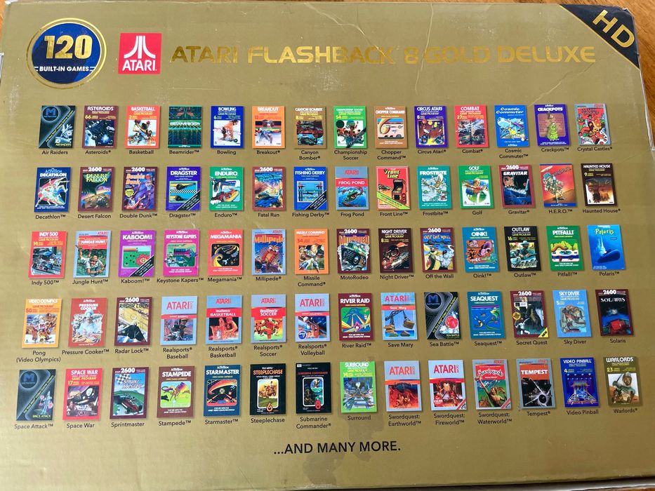 Atari flashback 8 gold deluxe - consola