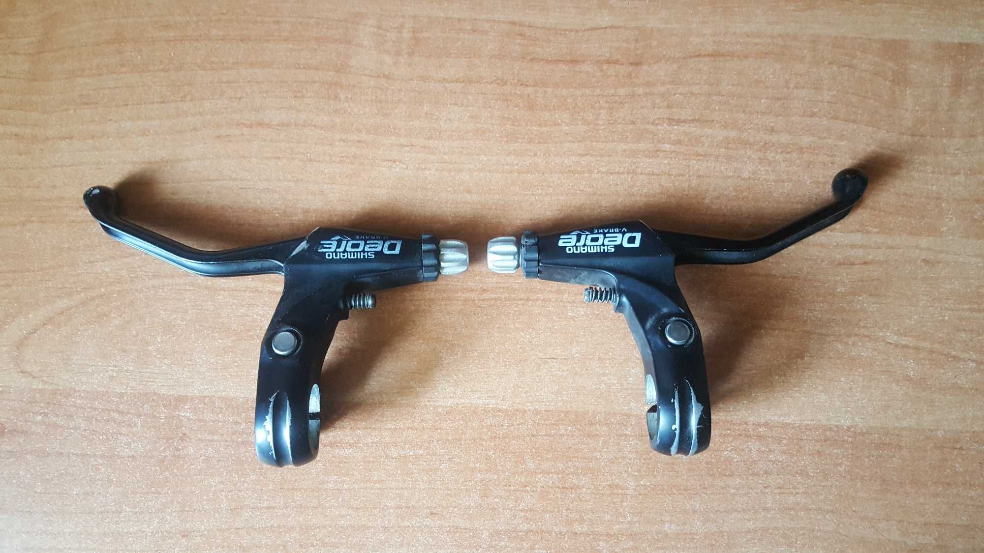 klamki hamulcowe v-brake shimano deore aluminiowe alu