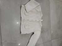 Swetrek biały r.86cm