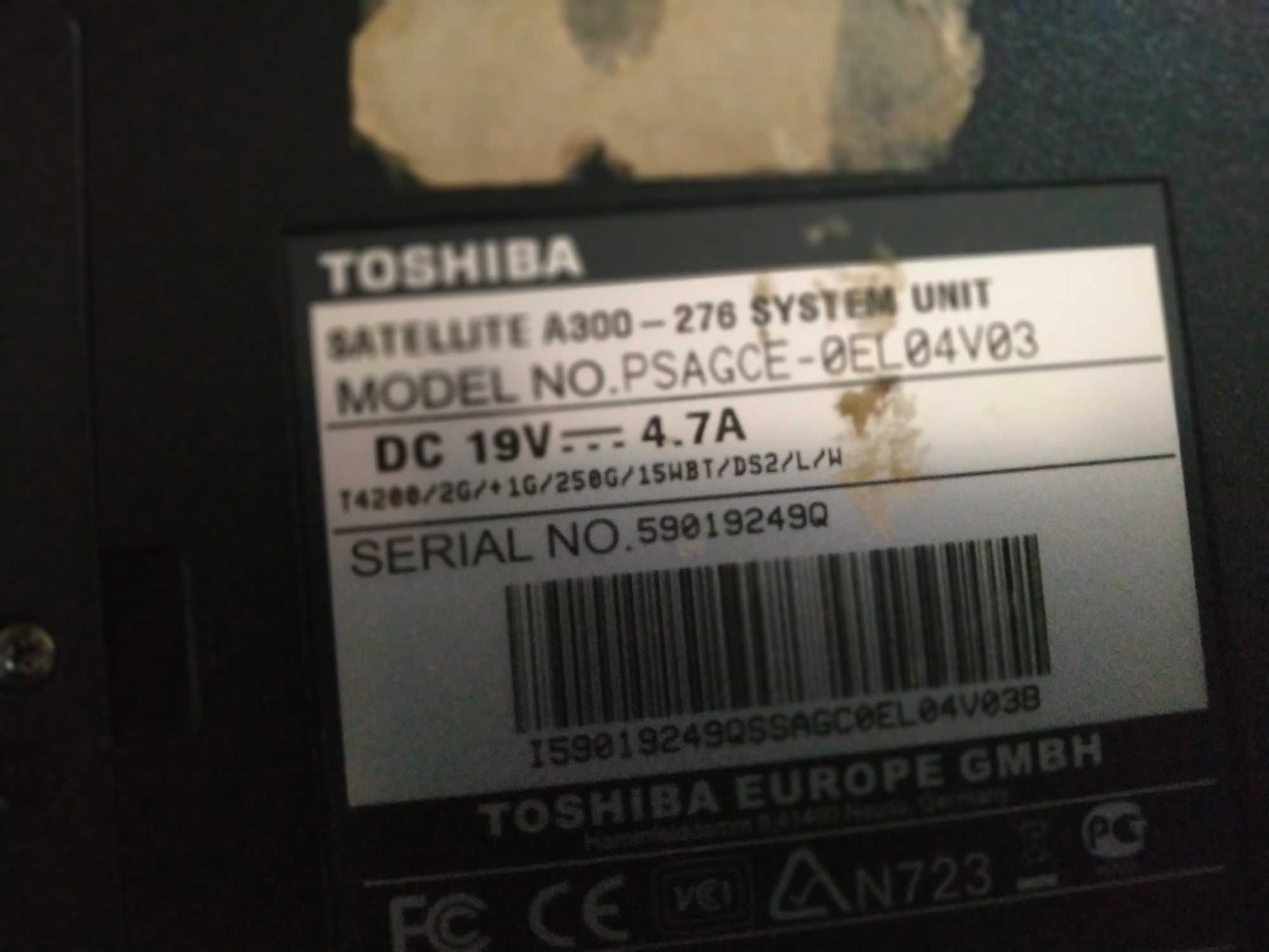 Toshiba Satelite -  A300-276