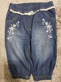 Spodnie jeansy r 68