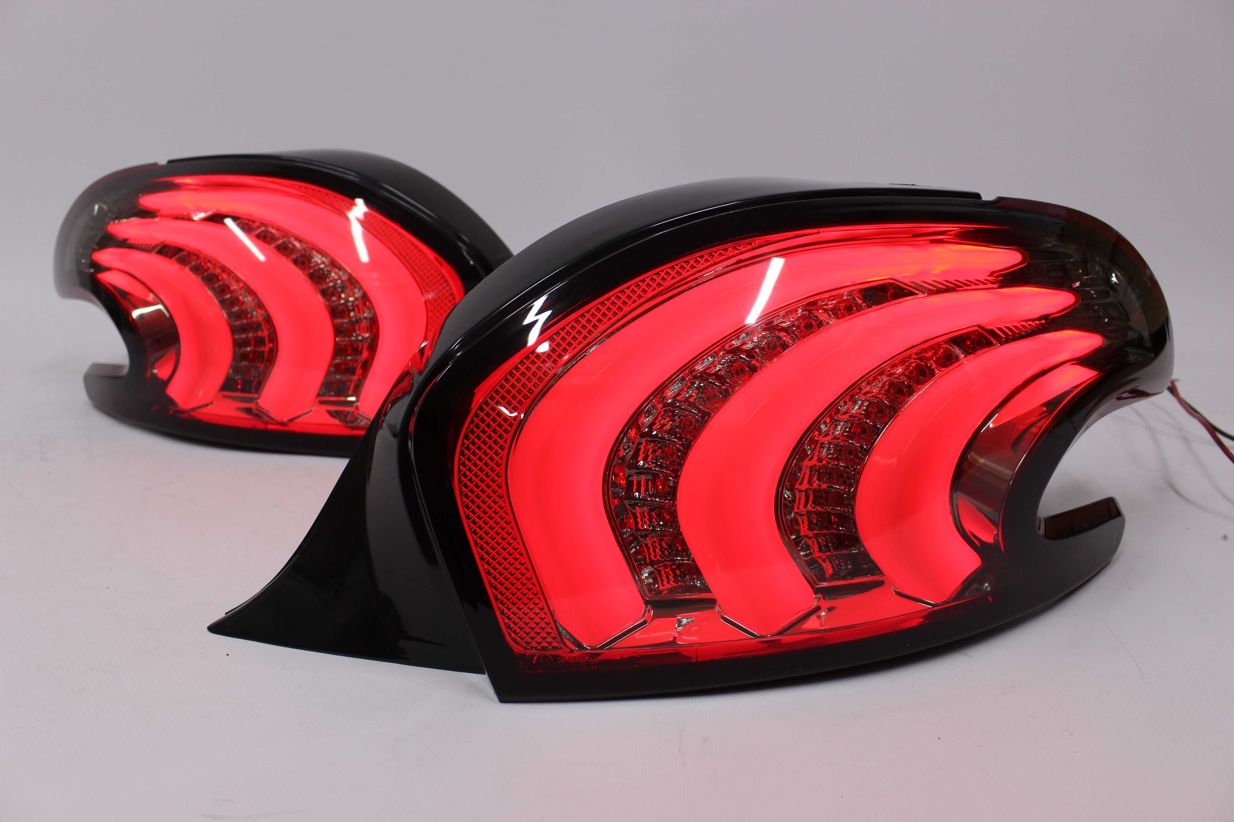 Lampy światła tył tylne PEUGEOT 208 r.12-15 LED BAR NEON Tuning SMOKE