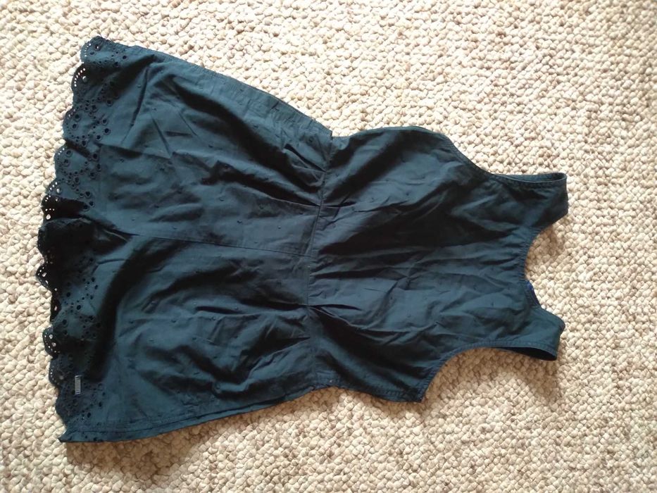 Granatowy kombinezon