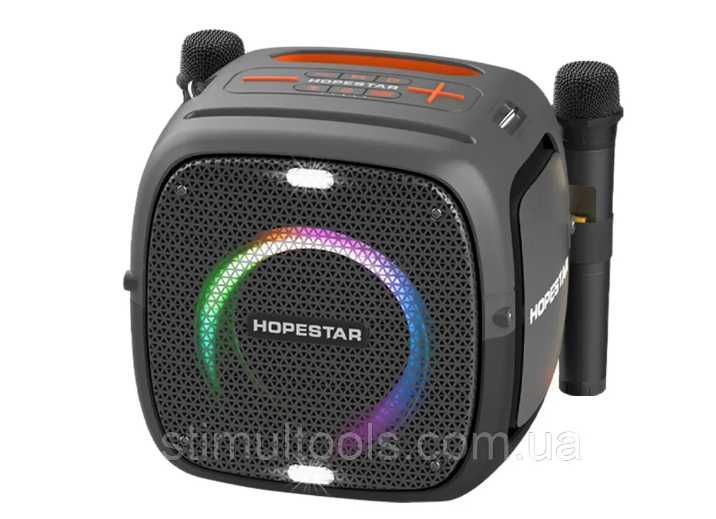 Колонка Bluetooth HOPESTAR Party One с микрофонами БЕСПЛАТНАЯ ДОСТАВКА