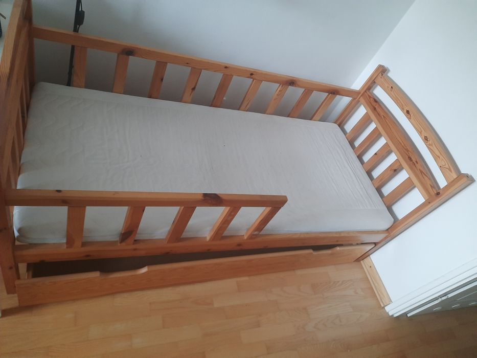 Łóżko drewniane łóżeczko dla dziecka