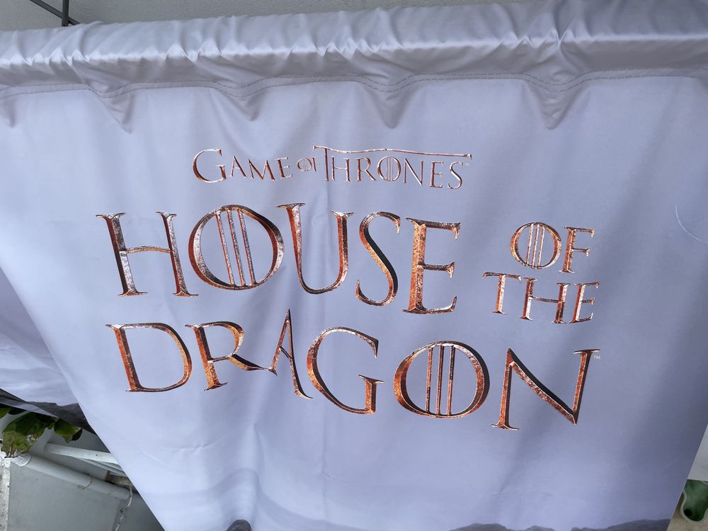 Lona imagem Game of thrones. House of the dragon.