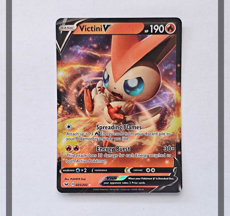 Victini V 025/202 SSH Pokemon ENG-NM