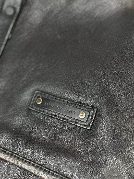 Мессенджер кожаная сумка через плечо Burberry оригинал винтаж