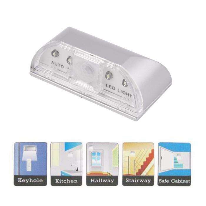 LED Sem Fio Auto Sensor Infravermelho IR Detector de movimento Lâmpada