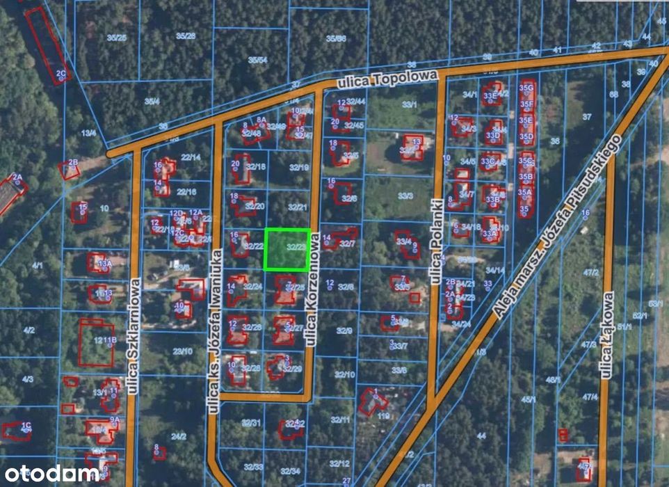 Działka budowlana 1000m2 Wesoła ul. Korzeniowa