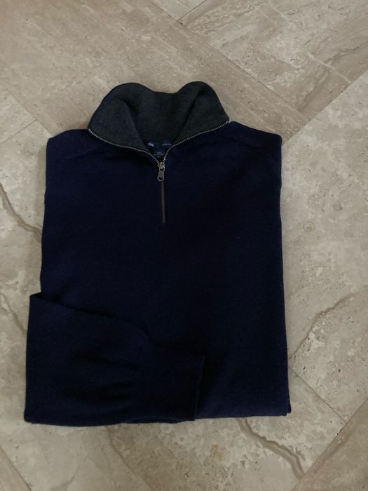 Męski  sweter z golfem merino wool wełna  r.M jak nowy