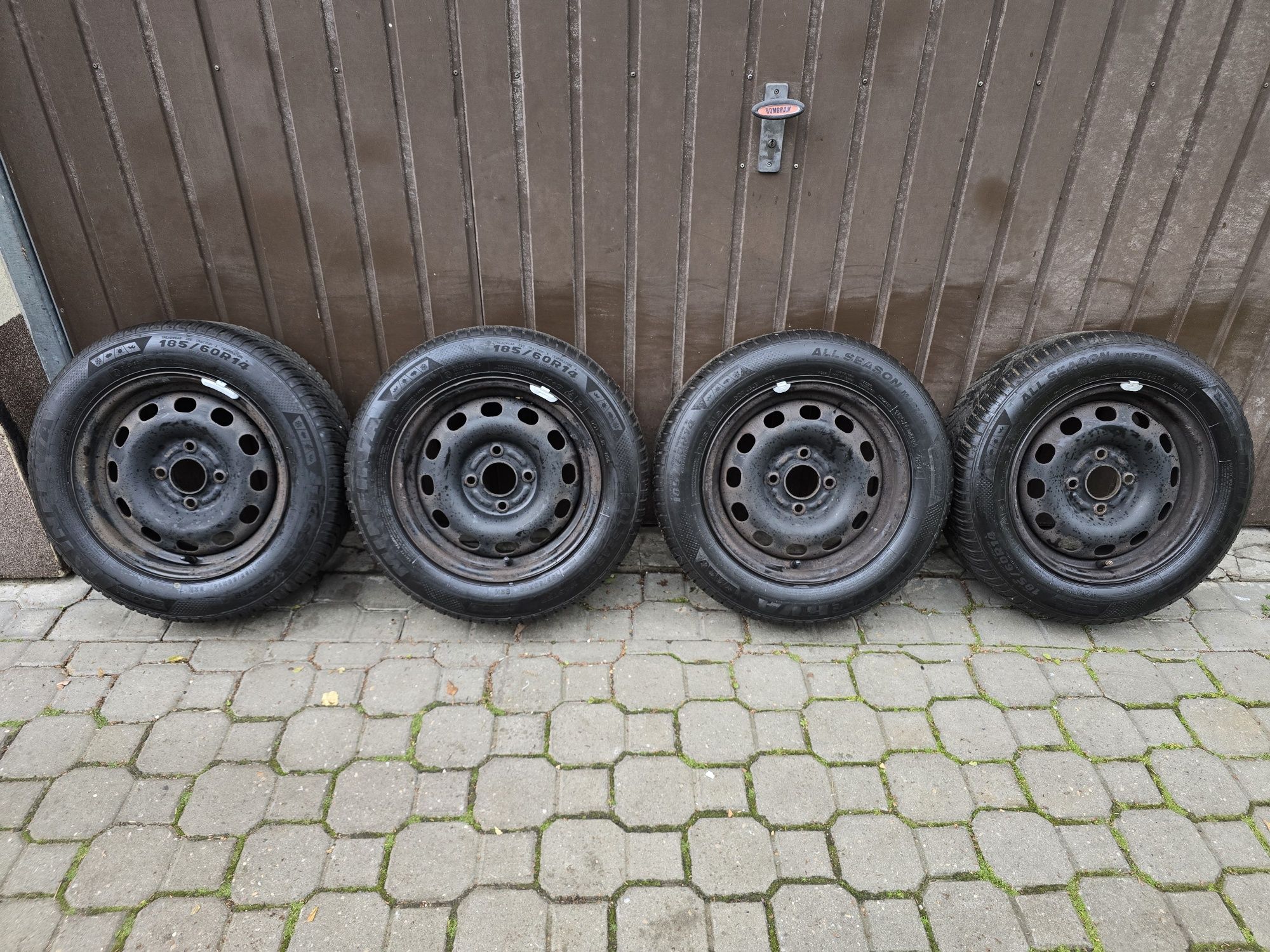 Felgi z oponami 185/60R14 Ford Fiesta 4x108 Fusion Focus Puma KA+