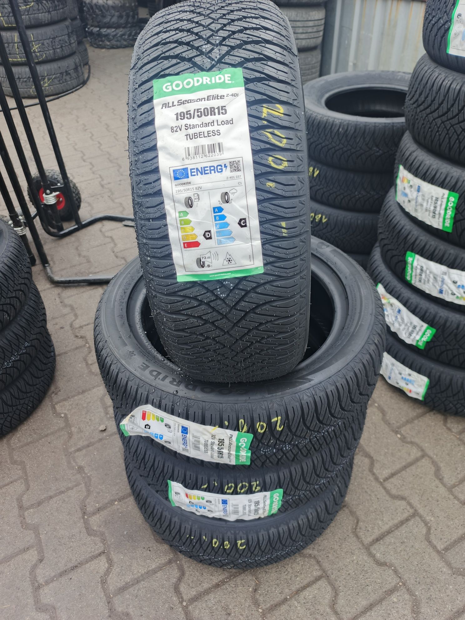 Nowe opony wielosezonowe 195/50/15 Goodride 2025r