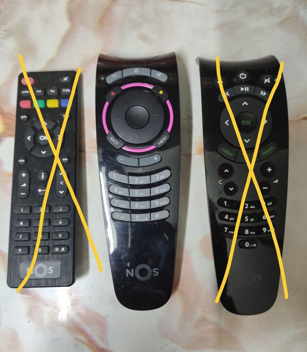 Comandos box NOS