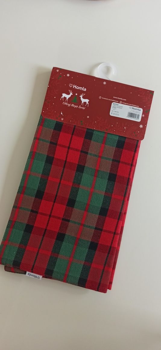 Homla bieżnik tartan w kratę 40x160