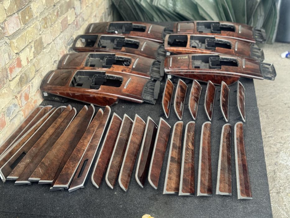 Комплект декор дерево audi a6 c6 кватро память сидіннь ауді а6 с6