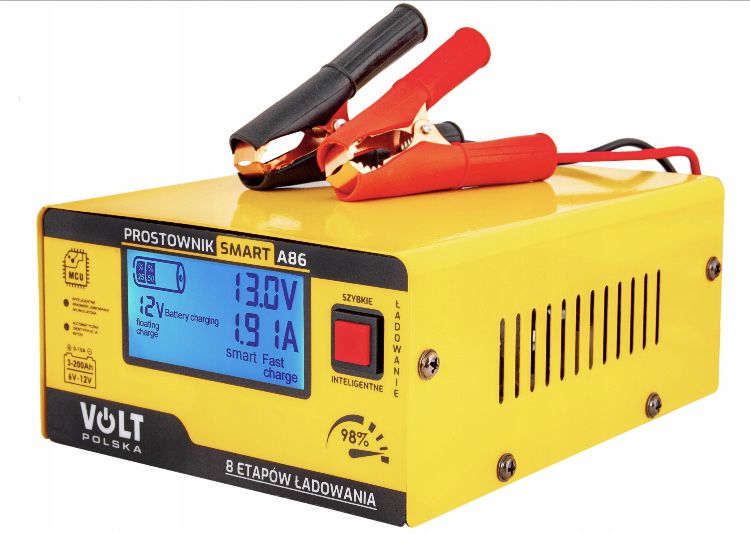 Зарядний пристрій Volt Polska A86 15A Зарядне для акумуляторів 12v