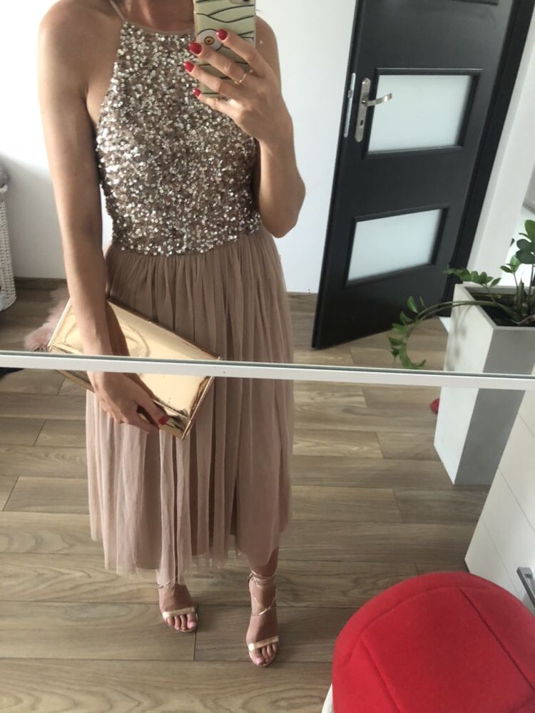 Maya r. 38 do 44 nowa sukienka Asos w długości Midi lub maxi tiulowa