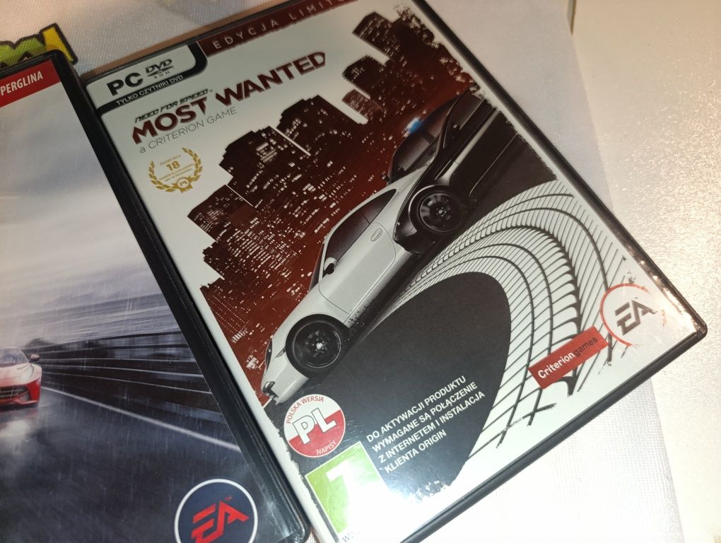 3 x Need For Speed Most Wanted Rivals The Run super stan PC (opis!!)