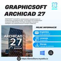 Graphicsoft ArchiCAD 27 * Licencja Dożywotnia *  Windows / MacOS