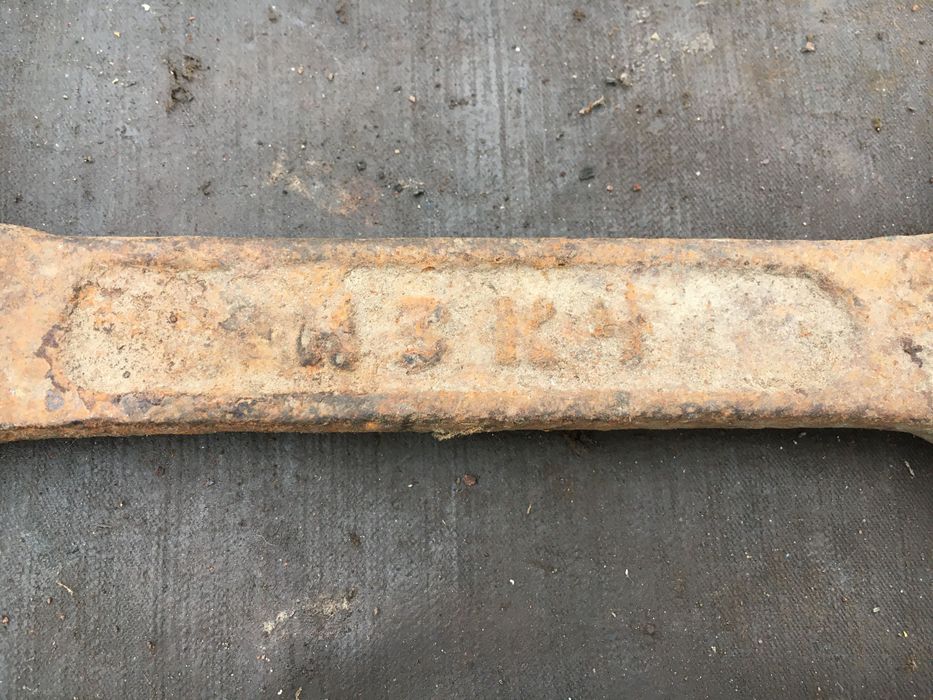 Ретро старинный гаечный ключ ключ в коллекцию царский ключ СССР